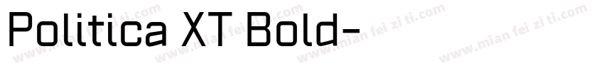 Politica XT Bold字体转换